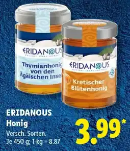 Lidl ERIDANOUS Honig Angebot