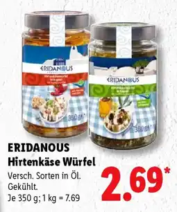 Lidl ERIDANOUS Hirtenkäse Würfel Angebot