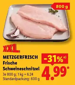 Lidl METZGERFRISCH Frische Schweineschnitzel Angebot