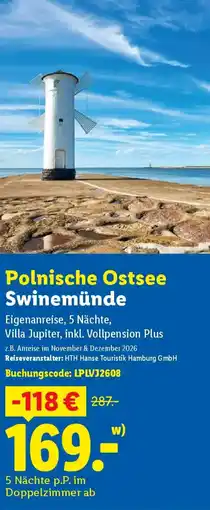 Lidl Polnische Ostsee Swinemünde Angebot
