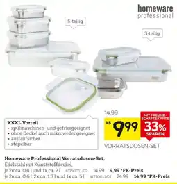 XXXLutz Homeware Professional Vorratsdosen-Set Angebot