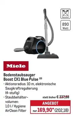 METRO Miele Bodenstaubsauger Boost CX1 Blue Pulse Angebot