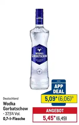 METRO Wodka Gorbatschow Angebot