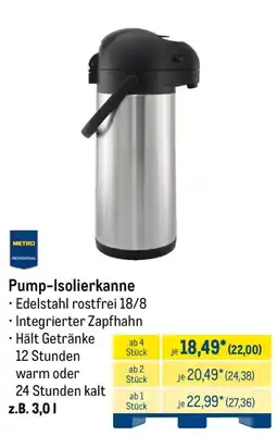 METRO Pump-Isolierkanne Angebot