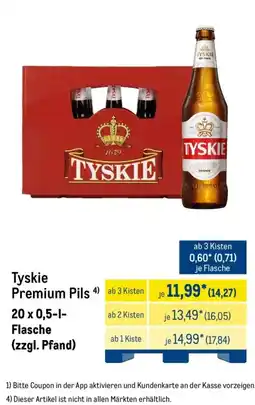 METRO Tyskie Premium Pils Angebot