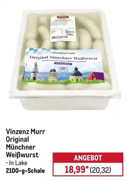 METRO Vinzenz Murr Original Münchner Weißwurst Angebot
