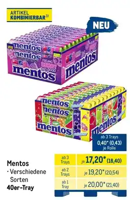 METRO Mentos Angebot