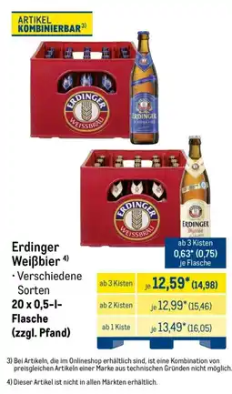 METRO Erdinger Weissbier Angebot