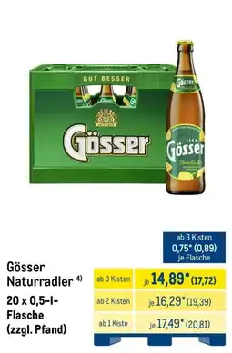 METRO Gösser Naturradler Angebot