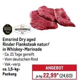 METRO Emsrind Dry aged Rinder Flanksteak natur Angebot