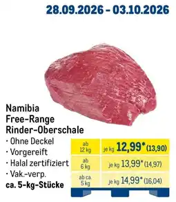 METRO Namibia Free-Range Rinder-Oberschale Angebot