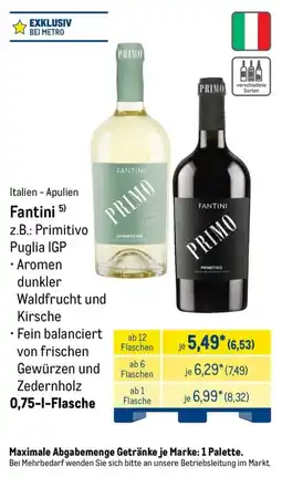 METRO Fantini PRIMO Angebot