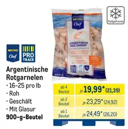 METRO METRO Chef Argentinische Rotgarnelen Angebot