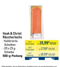 METRO Haak & Christ Räucherlachs Angebot
