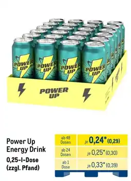 METRO Power Up Energy Drink Angebot