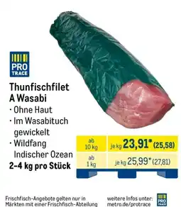 METRO PRO TRACE Thunfischfilet A Wasabi Angebot