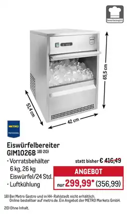 METRO Eiswürfelbereiter GIM1026B Angebot