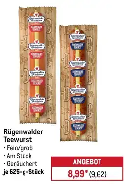 METRO Rügenwalder Teewurst Angebot