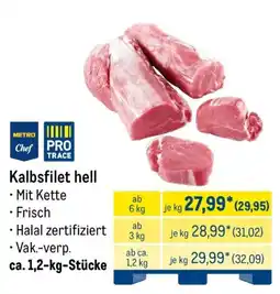 METRO Kalbsfilet hell Angebot