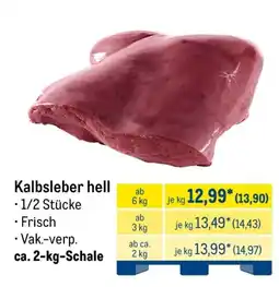 METRO Kalbsleber hell Angebot