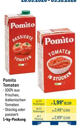 METRO Pomito Tomaten Angebot