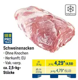 METRO PRO TRACE Schweinenacken Angebot