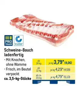 METRO Schweine-Bauch ladenfertig Angebot