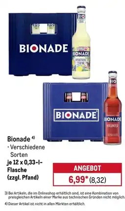 METRO Bionade Angebot