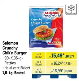 METRO Salomon Crunchy Chik'n Burger Angebot