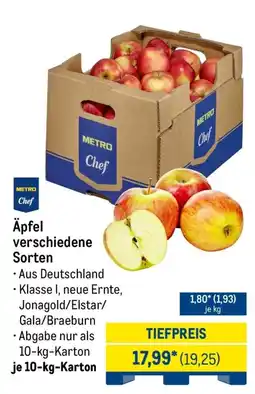 METRO Äpfel verschiedene Sorten Angebot