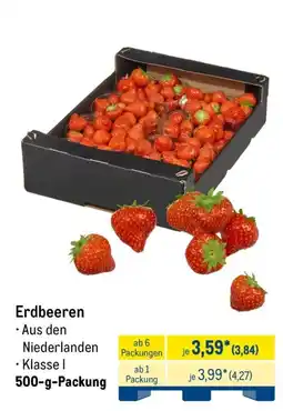METRO Erdbeeren Angebot