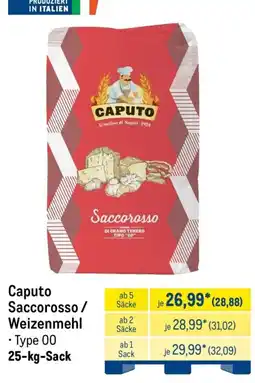 METRO Caputo Saccorosso / Weizenmehl Angebot