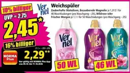 Norma Vernel Weichspüler Angebot
