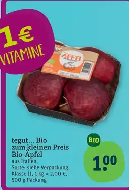 tegut tegut... Bio Bio-Äpfel Angebot