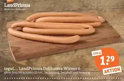 tegut LandPrimus Delikatess Wiener 6 Angebot
