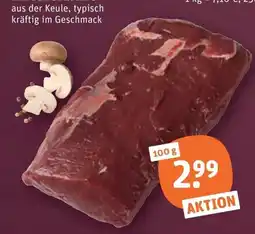 tegut Rindfleisch aus der Keule Angebot