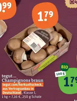 tegut tegut... Champignons braun Angebot