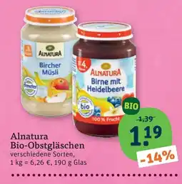 tegut Alnatura Bio-Obstgläschen Angebot