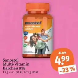 tegut Sanostol Multi-Vitamin Bärchen 818 Angebot