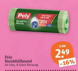 tegut Pely Bioabfallbeutel Angebot