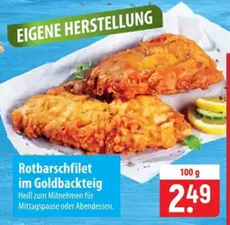 Famila Nord Ost Rotbarschfilet im Goldbackteig Angebot