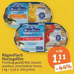 tegut RügenFisch Heringsfilet Angebot