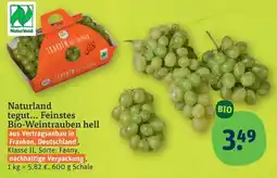 tegut Naturland Feinstes Bio-Weintrauben hell Angebot