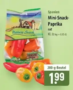 Famila Nord Ost Nature Snack Mini-Snack-Paprika rot Angebot