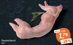 tegut Kaninchen 6 ganz Angebot
