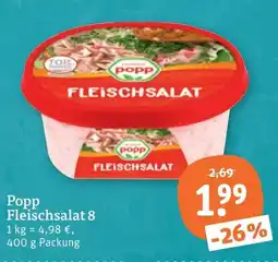tegut Popp Fleischsalat Angebot
