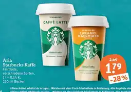 tegut Arla Starbucks Kaffee Angebot