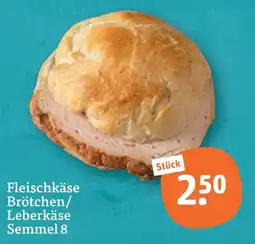 tegut Fleischkäse Brötchen/Leberkäse Semmel 8 Angebot