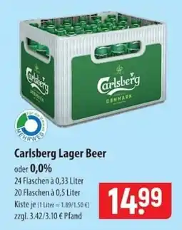 Famila Nord Ost Carlsberg Lager Beer Angebot