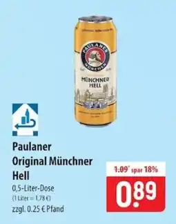 Famila Nord Ost Paulaner Original Münchner Hell Angebot